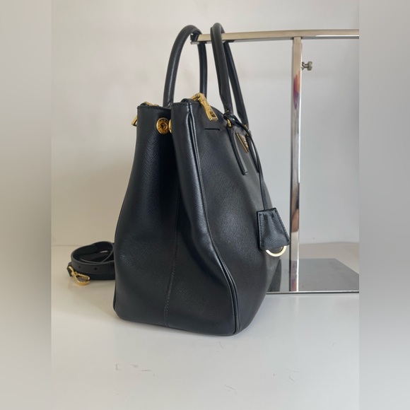 Prada Saffiano Galleria Double Zip Tote Bag - Picture 4 of 15